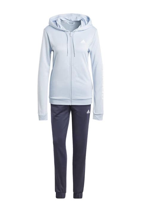 adidas pak blauw dames|Trainingspakken voor dames .